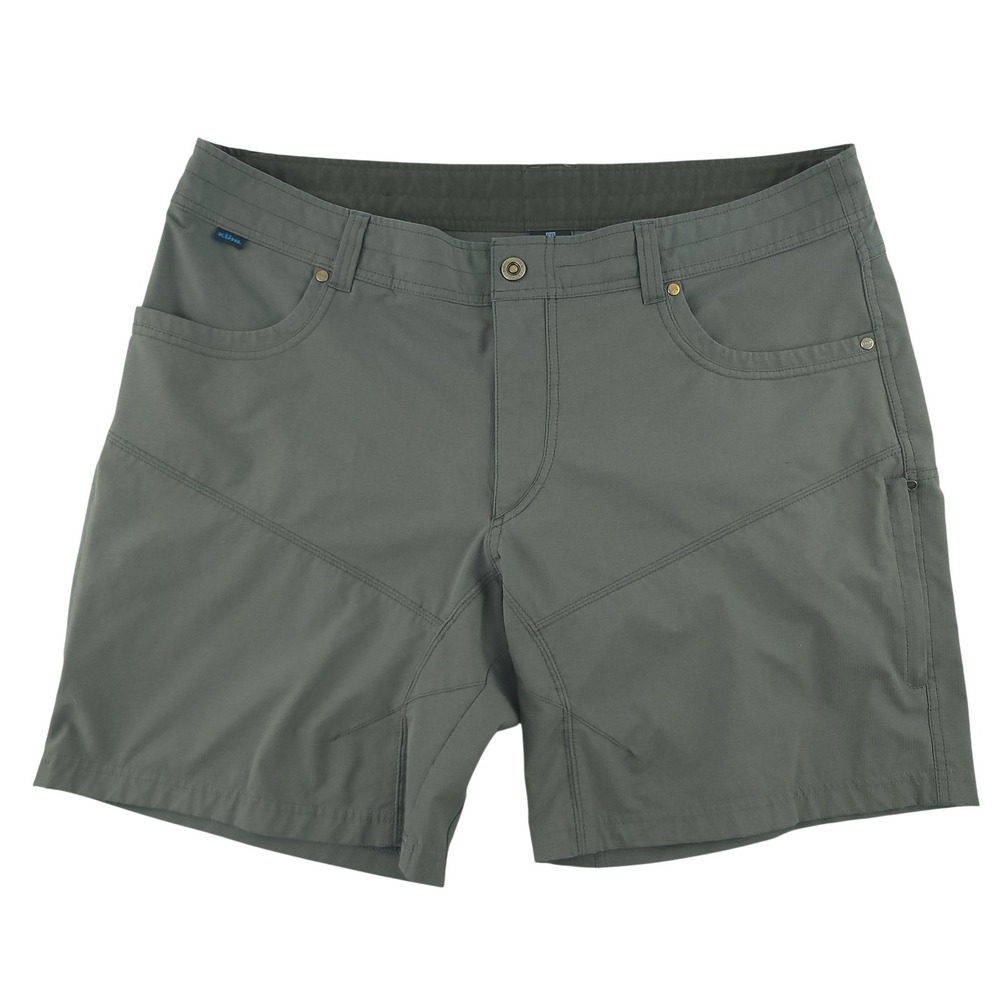 Kuhl Shorts Mens 40 Gray Hiking Stretch Zip Pockets Performance 9" Inseam